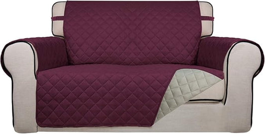 PureFit Reversible Quilted Sofa Cover, Water Resistant Medium Slipcover by PureFit