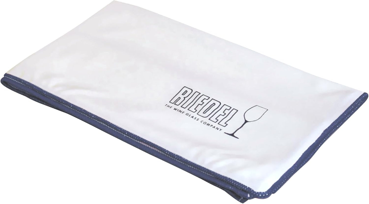 Riedel Large Microfiber Polishing Cloth for Wine Glasses (Blue)