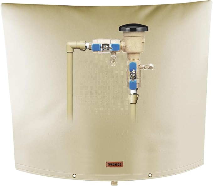 Backflow Preventer Pipe Insulation Cover by TOHONFOO