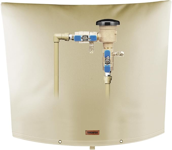 Backflow Preventer Pipe Insulation Cover by TOHONFOO