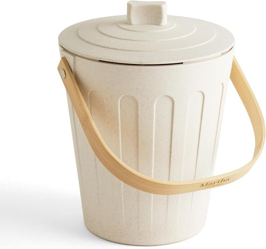 Martha Stewart Indoor Compost Bin | Countertop Composting Bucket by MarthaStewart
