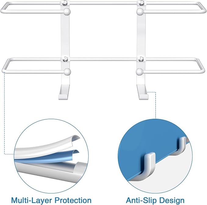 niffgaff Glove Box Dispenser Wall Mount: White Glove Holder Organizer - Image 8