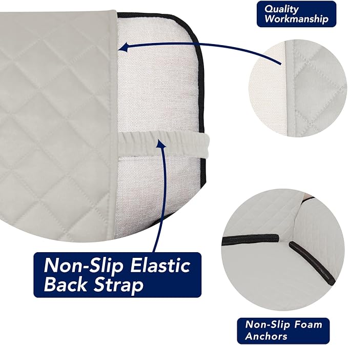 PureFit Reversible Quilted Sofa Cover, Water Resistant Slipcover Furniture - Image 3