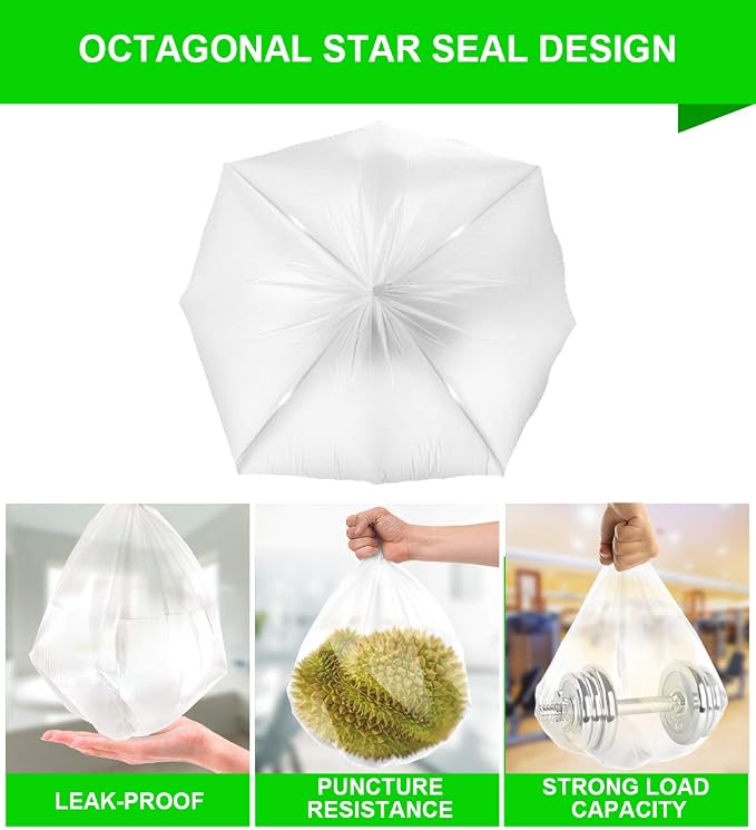 FORID Clear Small Trash Bags - Image 3
