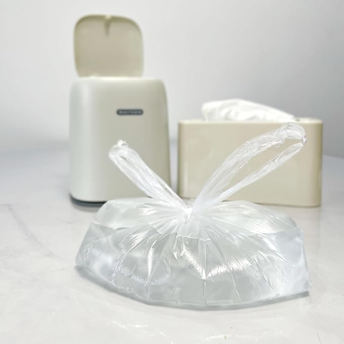 Mini Trash Bags 1.6 Liter/0.4 Gal- 200 Count Tiny Clear Trash Can Liners - Image 9