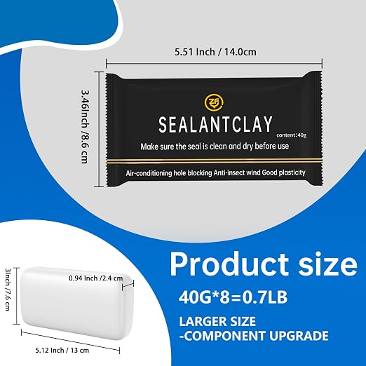 Quick Mending Mud & Waterproof White Sealant Putty - Image 2