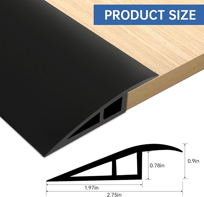 Vinyl Door Threshold Flooring Transition Strip Self Adhesive Carpet Edging Strip - Image 5