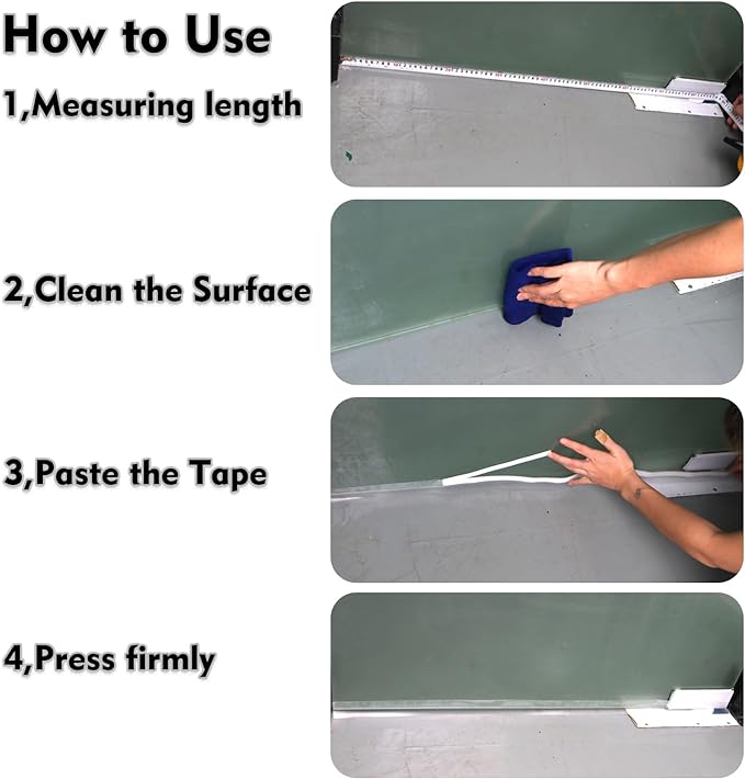 Silicone Seal Weather Stripping Tape 16.5 Feet Strip Bottom Draft Insulation - Image 4