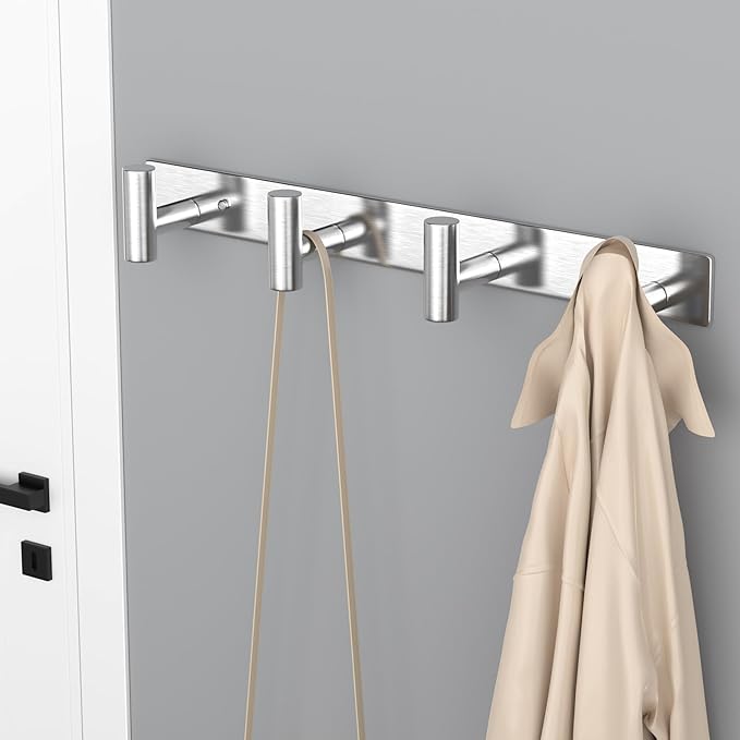 VAEHOLD 1PACK Hat and Coat Wall Mount Rack - Image 3