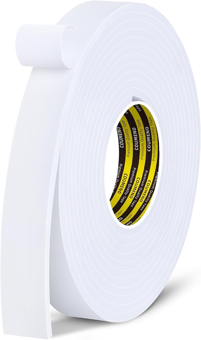 Single-Sided EVA Foam Tape Single-Sided Sealing Strip Foam Pad Sponge Tape by COUMENOAdhesivetape