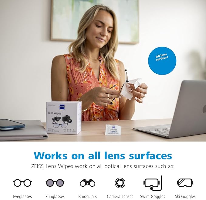 ZEISS Pre-Moistened Lens Cleaning Wipes - Image 5