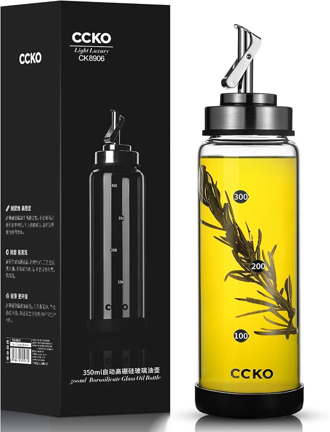 Glass Olive Oil Dispenser Bottle by CCKO
