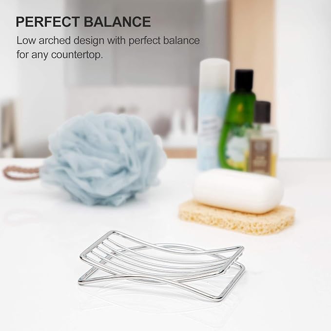 Soap Dish Stainless Steel Bar Soap Holder - Image 6