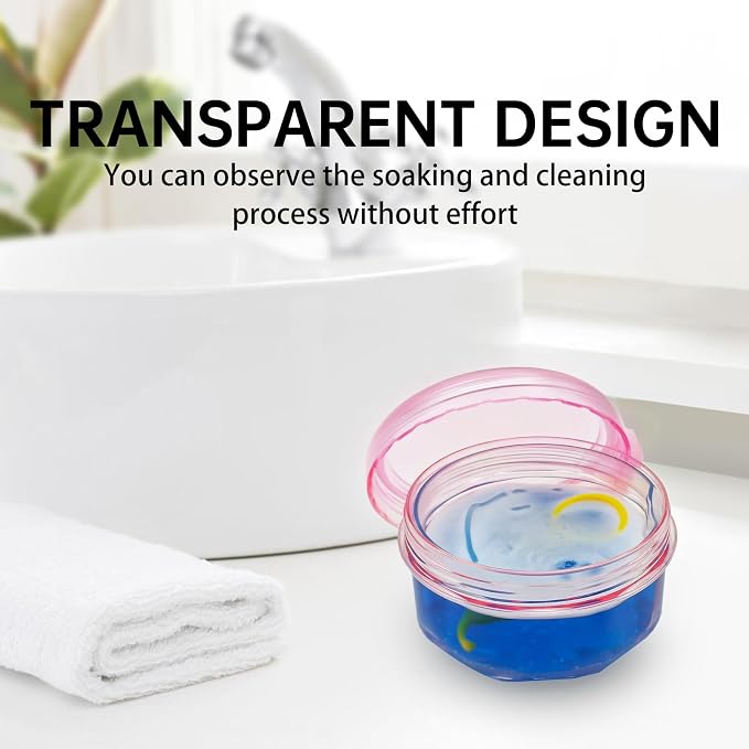 Denture Bath Case Denture Cleaning Cup - Image 5