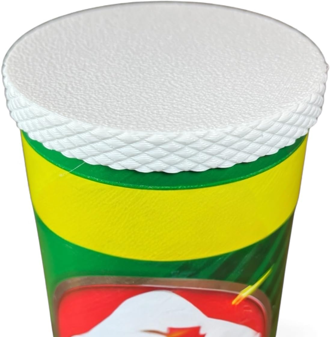 Flexible Reusable Lid compatible with Comet Cleanser | Fits snugly on powder cleanser can | Cover for cans like Comet cleaner cans (White)