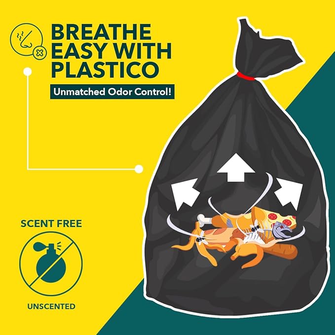 Plastico Extra Tall Kitchen Trash Bags - Image 3