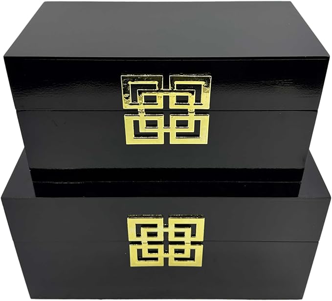 Galt International Storage Box Set Decorative Storage Box w/Hinged Lid Classic - Image 2
