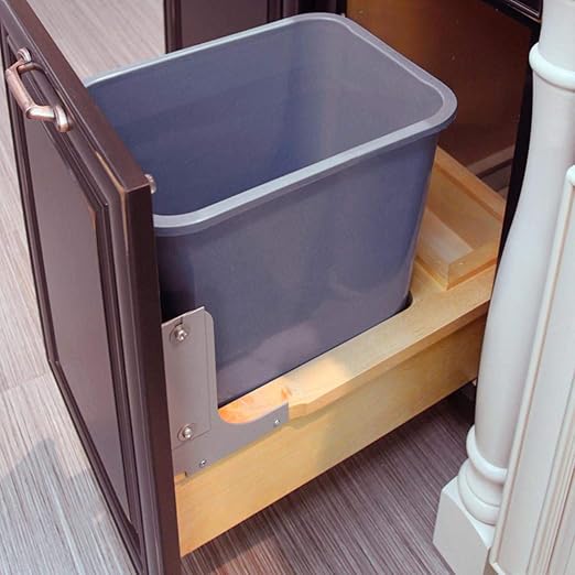 Dowell B15 Wood Base Wastebasket Pullout - Image 5
