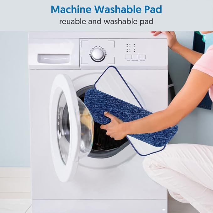 7 Count Reusable Microfiber Mop Pads - Image 3