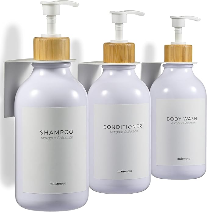 MaisoNovo Shampoo and Conditioner Dispenser by MaisoNovo-TheArtofSustainableLiving