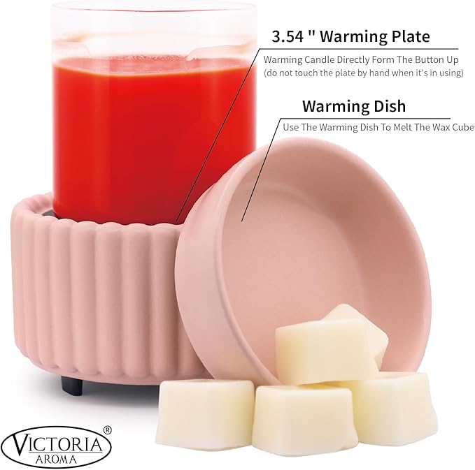Ceramic Wax Melter 3-in-1 Candle Warmer - Image 2