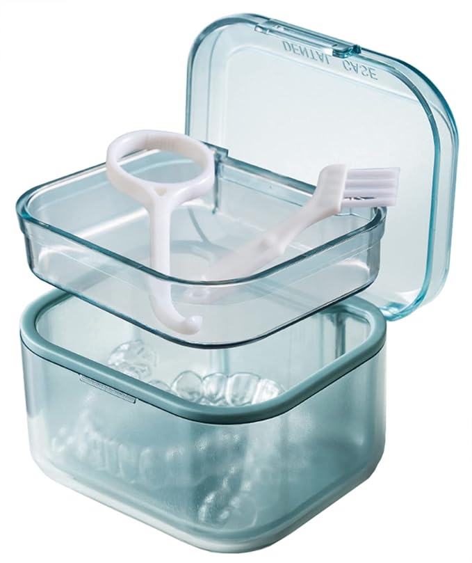MURRI&MURRDI Retainer Case, Denture Bath Box by MURRIMURRDI