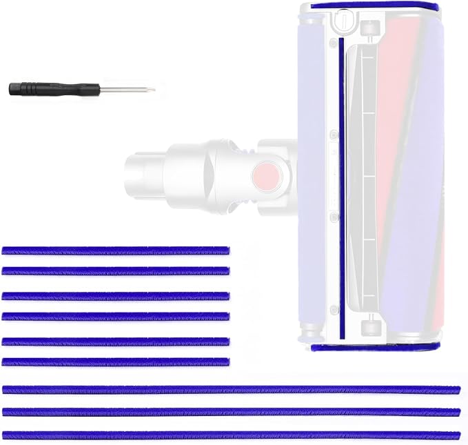 9 Pcs Soft Plush Strips Vacuum Replacement Kit Compatible by keluke