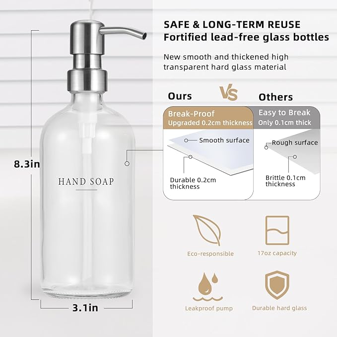 Glass Soap Dispenser - Image 3