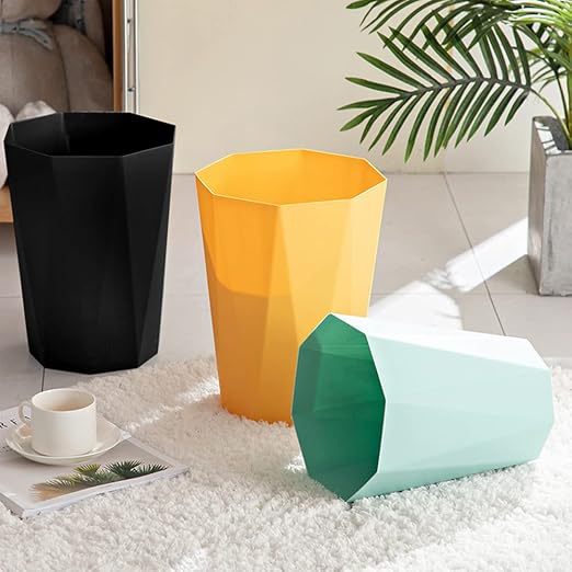 Small Trash Can 2.6 Gallon Bathroom Garbage Can Waste Basket Recycling Bin - Image 5