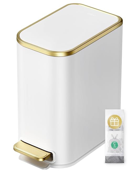 Cesun Small Bathroom Trash Can by Cesun