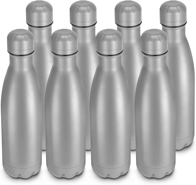 17oz Cola-Bottle Shaped Stainless Steel Leak-proof Water Bottle, Double Wall by Unknown