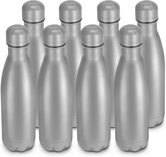 17oz Cola-Bottle Shaped Stainless Steel Leak-proof Water Bottle, Double Wall by Unknown