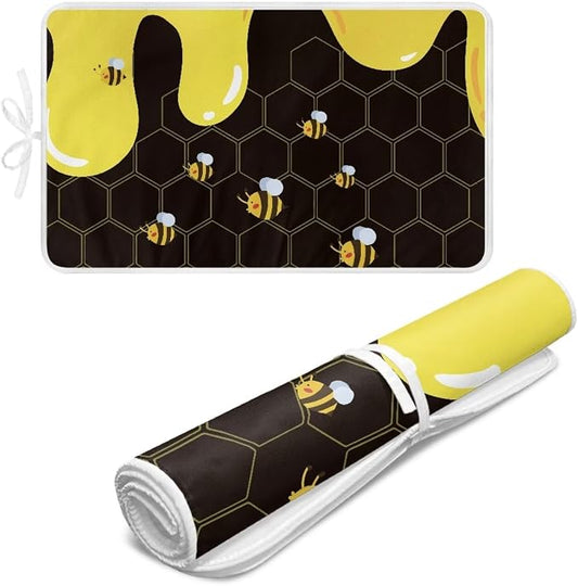Cute Ironing Mat for Table top Washer, Countertop, Bee Portable Iron Pad by Unknown