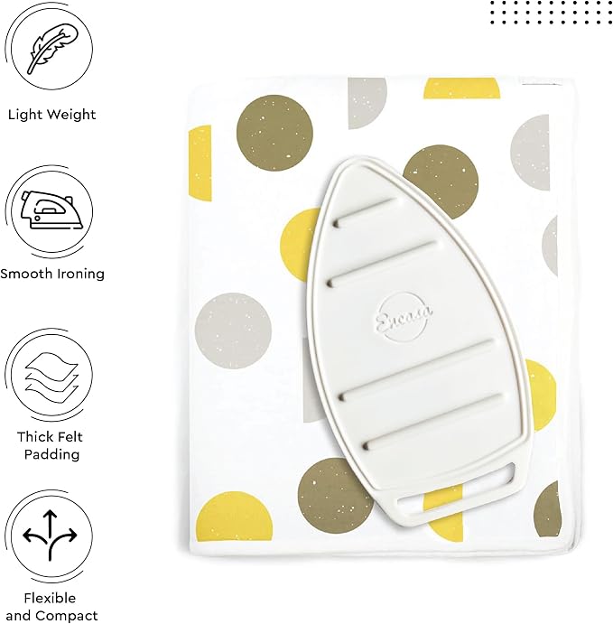 Encasa XO Ironing Mat/Pad with 3mm Padding & Silicone Iron Rest - Image 5