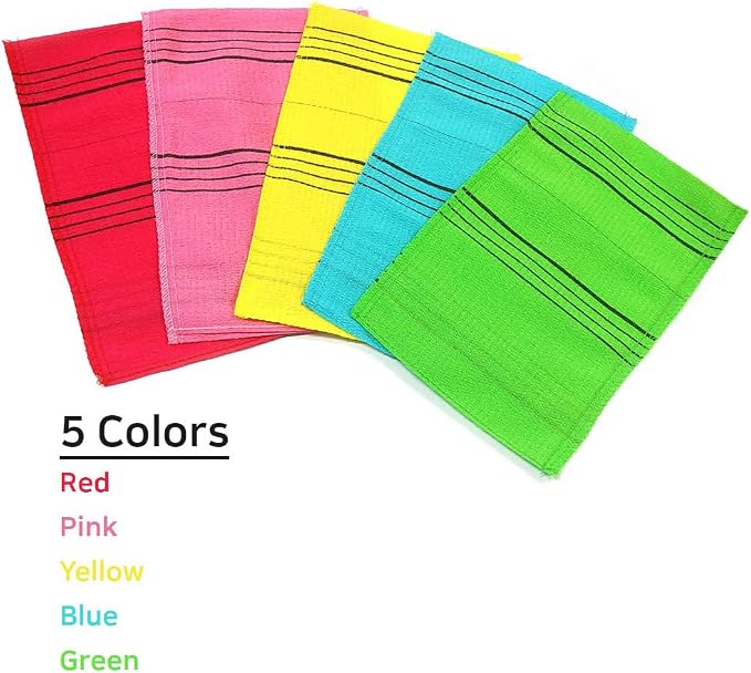 Korean Exfoliating Mitt, Large Size, 5 Colors, Back and Body Exfoliating - Image 3