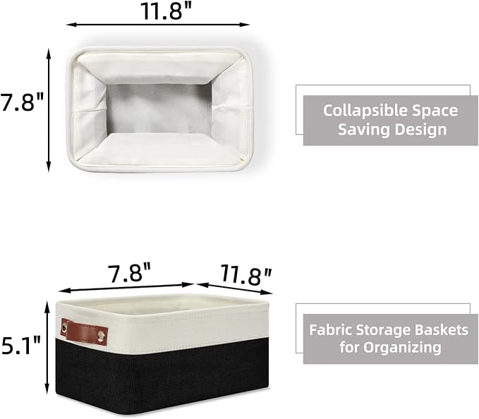 HNZIGE Small Storage Baskets - Image 5