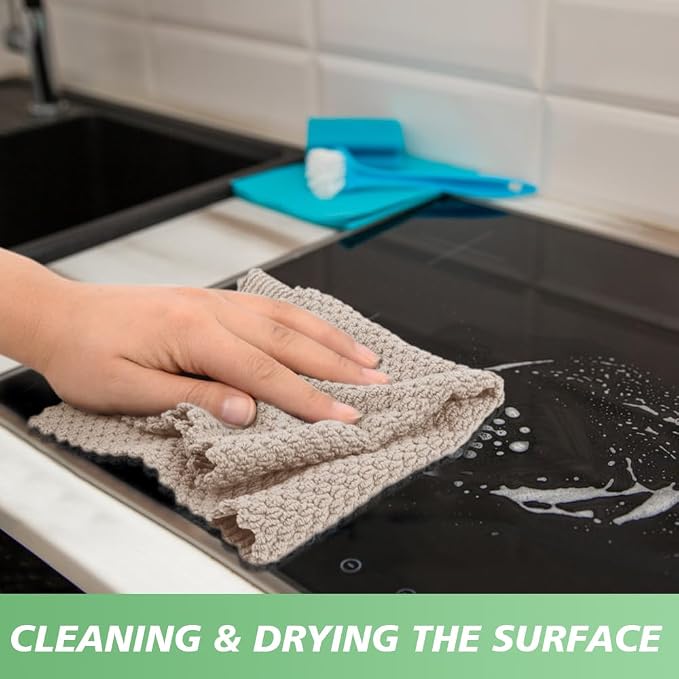 SINLAND Microfiber Dish Cloth for Washing Dishes Rags Best Kitchen Washcloth - Image 6