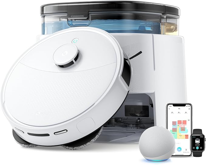 Lefant LiDAR Robot Vacuum and Mop, All-in-One Dock, 56-Day Self-Emptying by Lefant