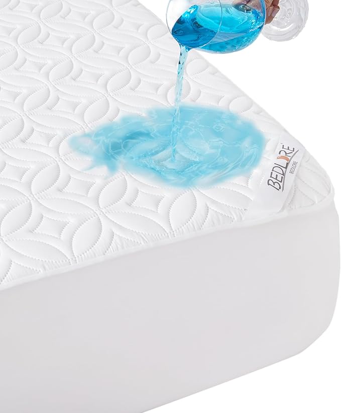 BEDLORE Waterproof Mattress Protector, King Size Noiseless Mattress Pad by Bedlore