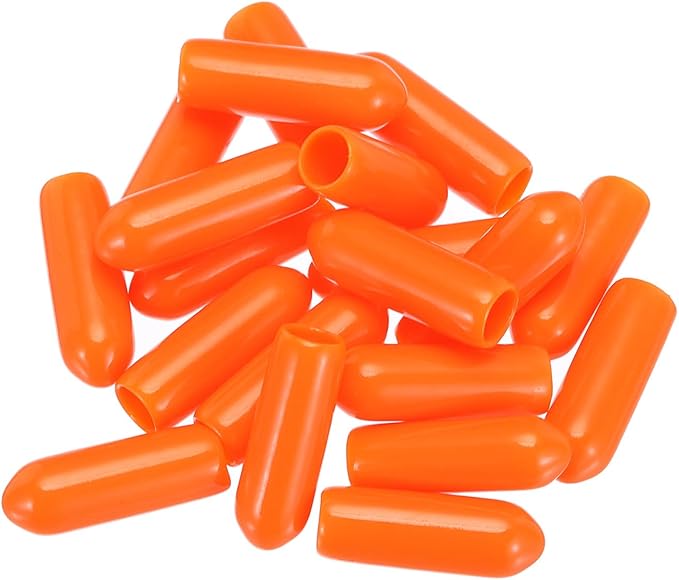 uxcell 20pcs Rubber End Caps 4mm ID Vinyl PVC Round Tube Bolt Cap Cover Screw - Image 4