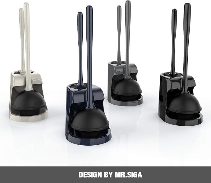 MR.SIGA Toilet Plunger and Bowl Brush Combo - Image 9