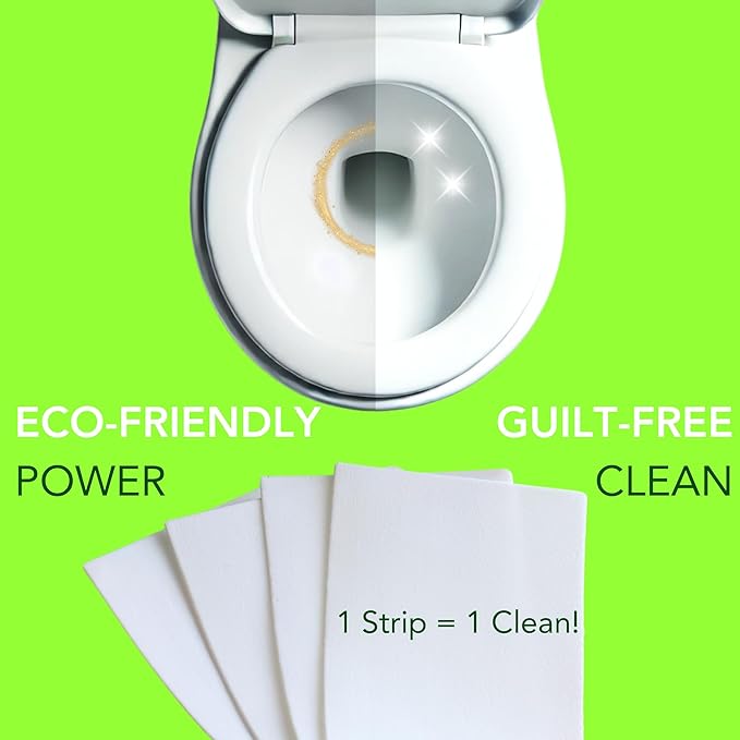 Toilet Bowl Cleaner Strips 60 Count, Unscented Eco-friendly, Septic Safe - Image 2