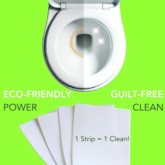 Toilet Bowl Cleaner Strips 60 Count, Unscented Eco-friendly, Septic Safe - Image 2