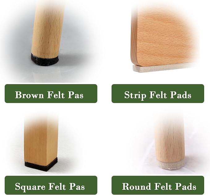 Fursafe&Q Felt Furniture Pads, Furniture Felt Pads - Image 8