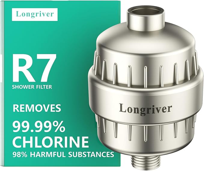 R7 Shower Filter High Put Shower Water Filter by DesignedforaSpa-LikeShower