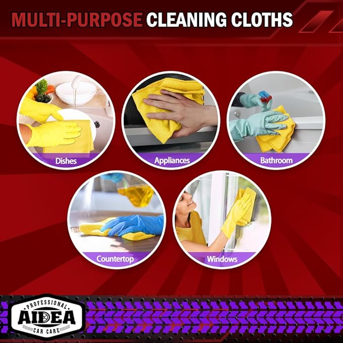 AIDEA Microfiber Cleaning Cloth, Microfiber Towels - Image 7