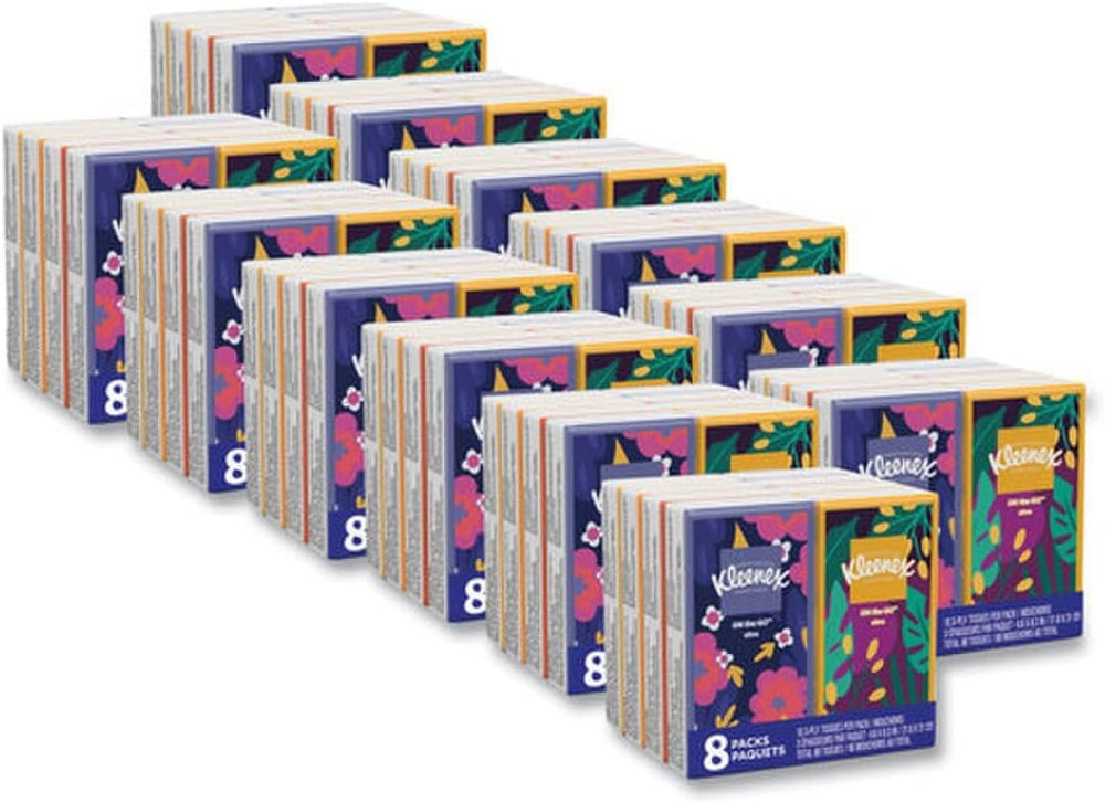 Kleenex KCC46651 On The Go Packs Facial Tissues, 12 Pack Case