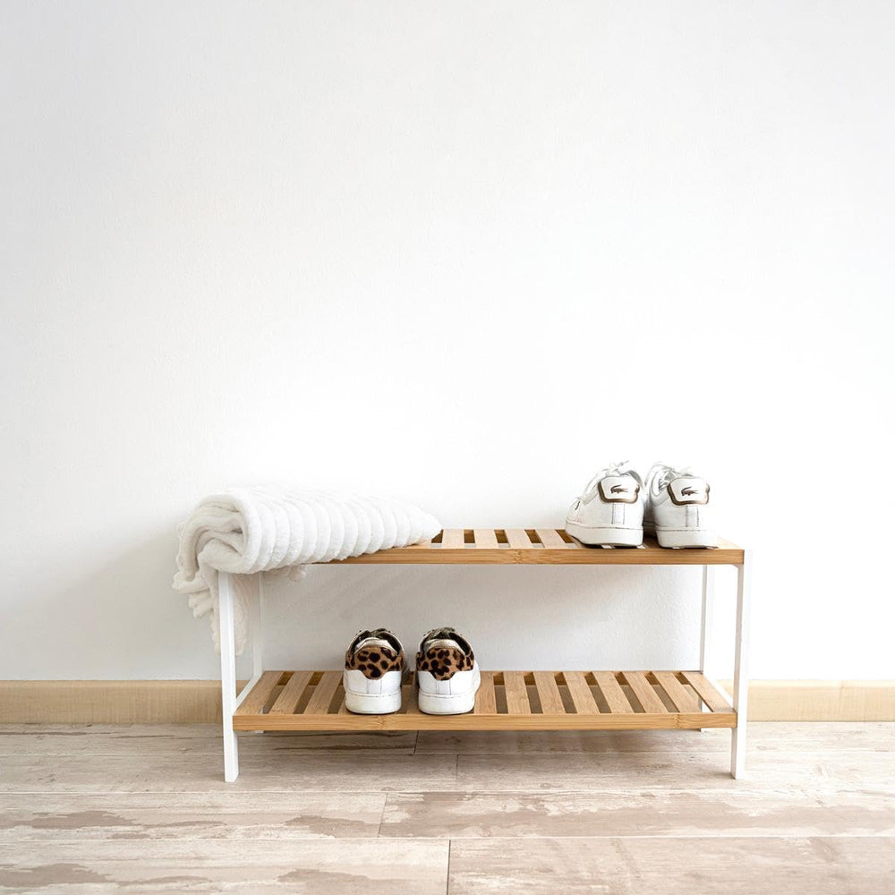 VINTHERA Moa Bamboo Shoe Rack, 69 x 24.5 x 31 cm