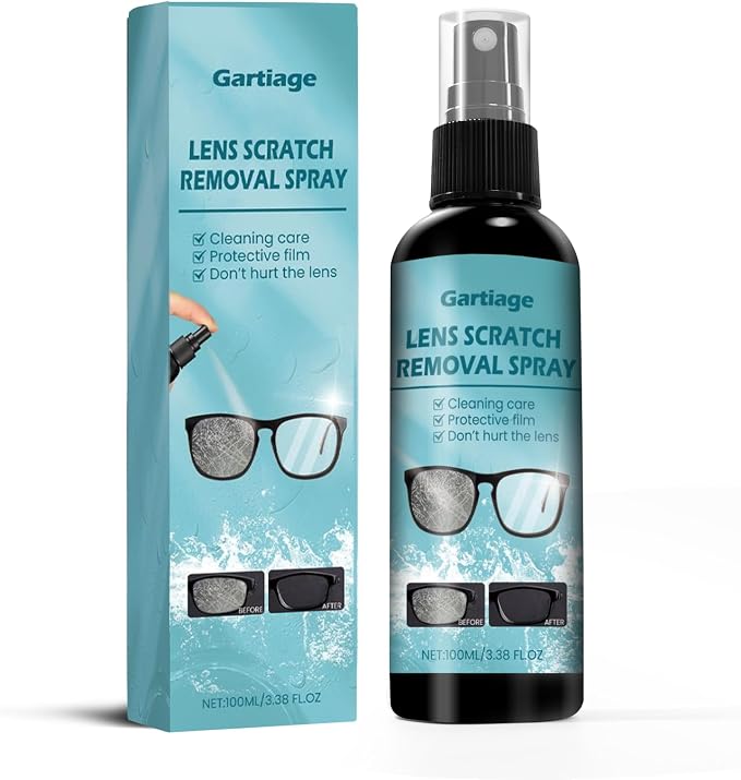 Eyeglass Scratch Remover for Lenses, Eyeglass Cleaner Spray, Glasses Lens by Gartiage