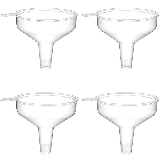 4PCS Mini Plastic Funnel, 5.5cm/2.17Inch Funnels by Unknown